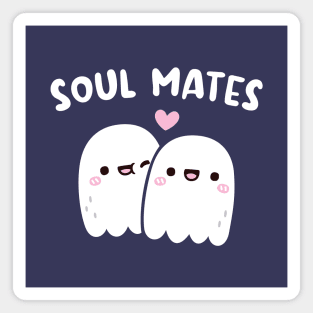 Cute Ghosts Soul Mates Magnet